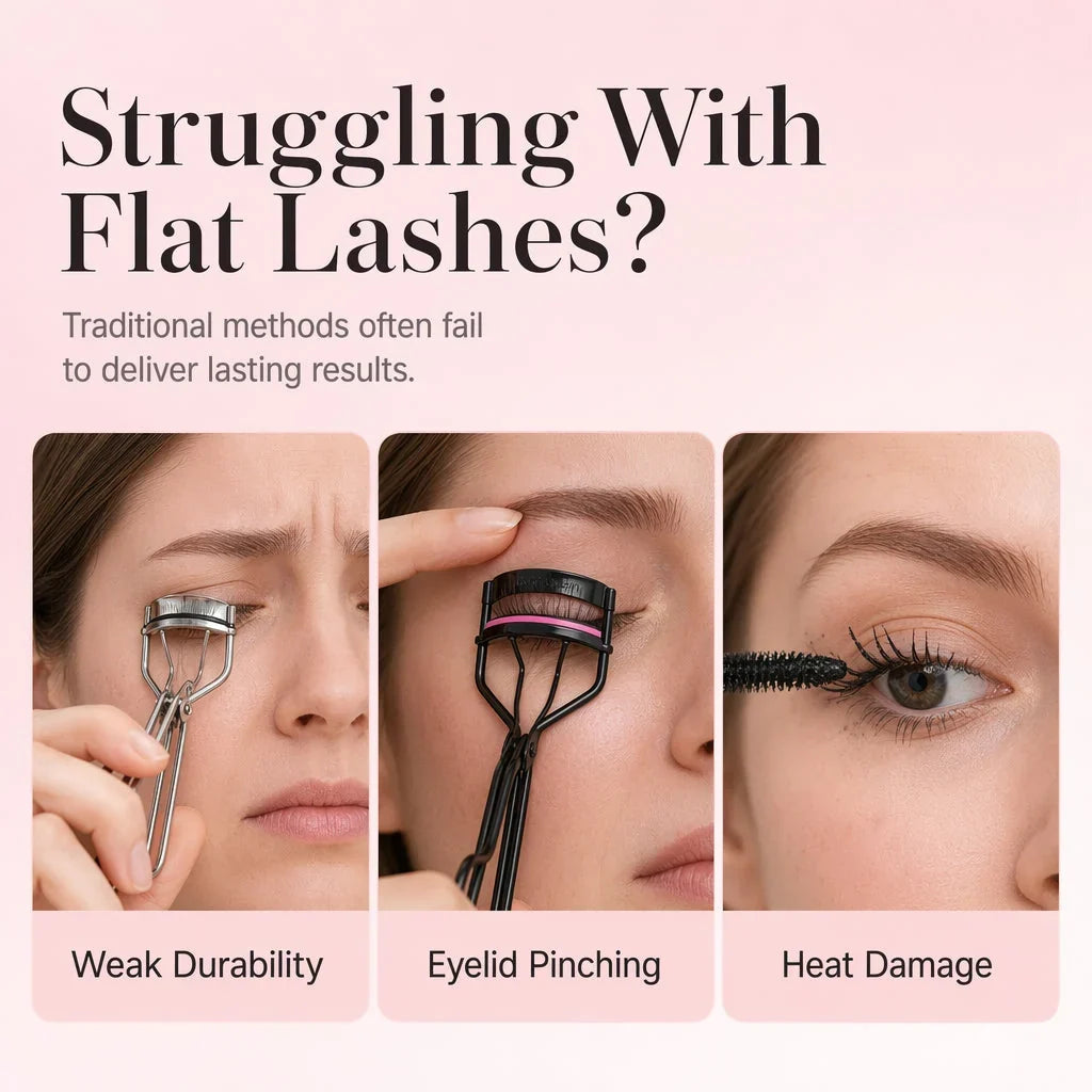 Rechargeable Heated Curler for Lasting Lash Shape