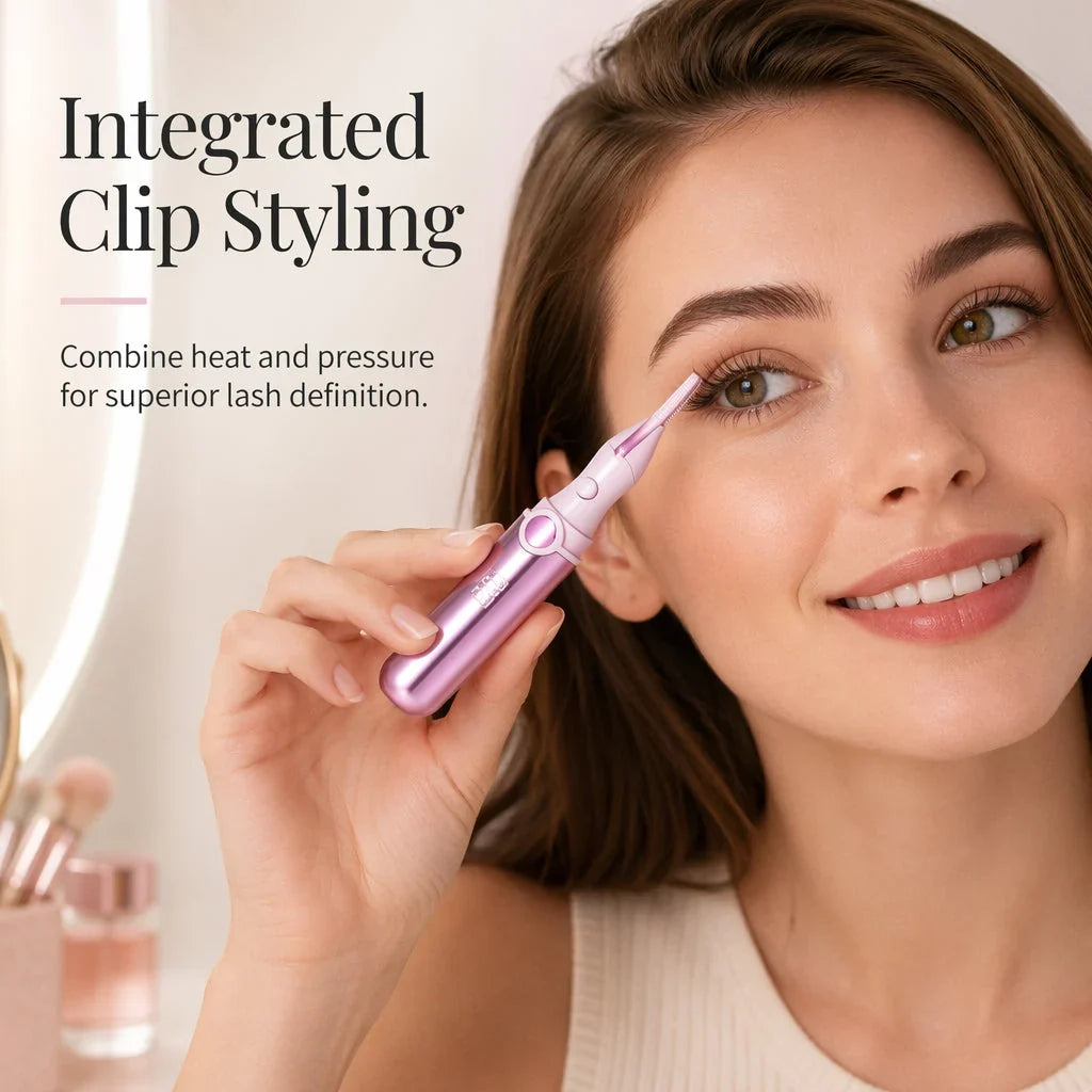 Rechargeable Heated Curler for Lasting Lash Shape