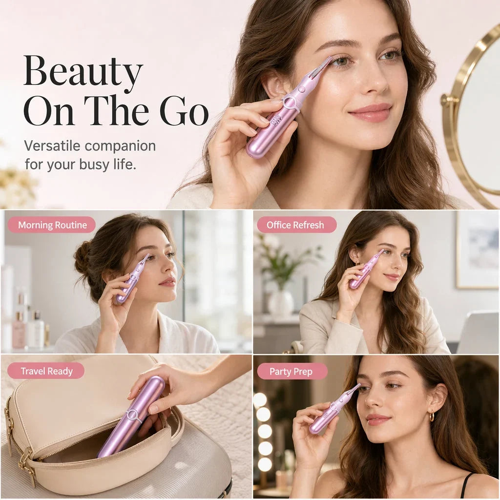 Rechargeable Heated Curler for Lasting Lash Shape