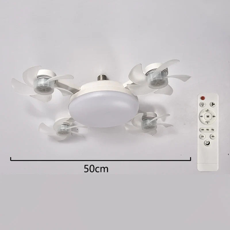 Convenient E27 Socket Ceiling Fan – Remote Control for Everyday Setup