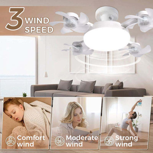 Convenient E27 Socket Ceiling Fan – Remote Control for Everyday Setup