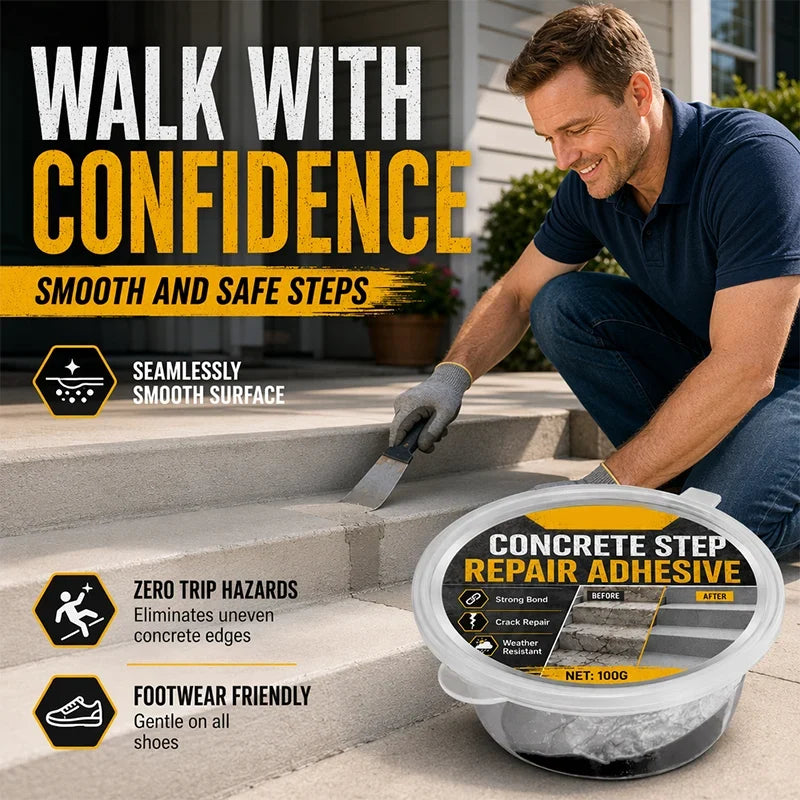 Strong Adhesive Repair Compound for Cement Floor Damage