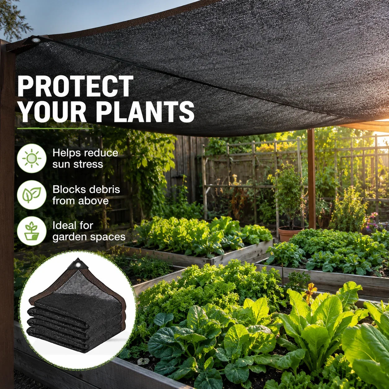 Purpose-Built Sunshade Net Blocks UV Rays & Keeps Outdoor Spaces