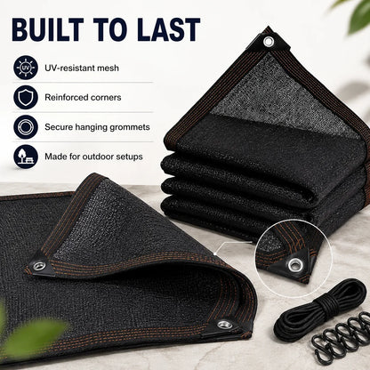 Purpose-Built Sunshade Net Blocks UV Rays & Keeps Outdoor Spaces