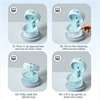 Easy-Care Retainer Cleaner Case Box for Routine Upkeep