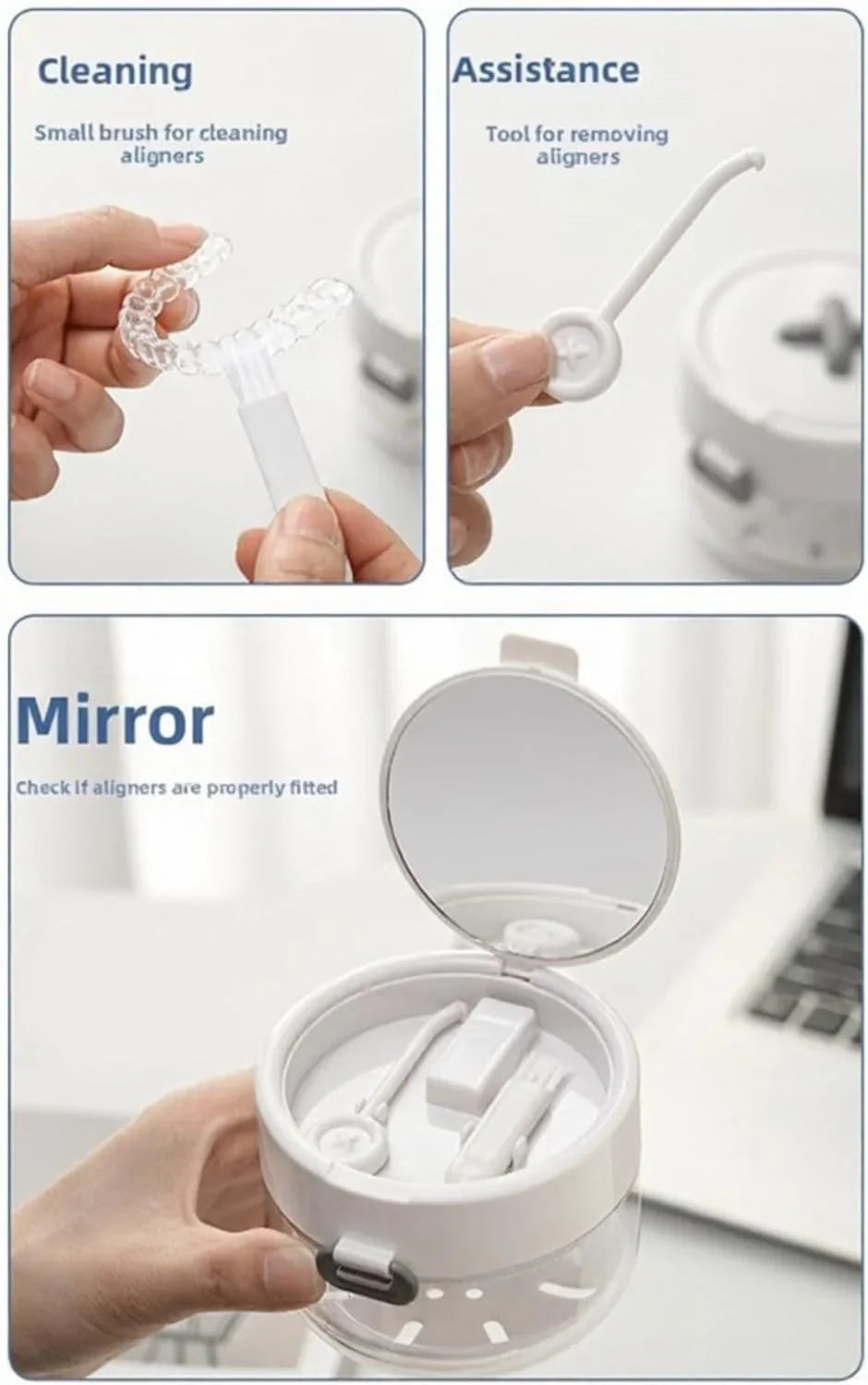 Easy-Care Retainer Cleaner Case Box for Routine Upkeep
