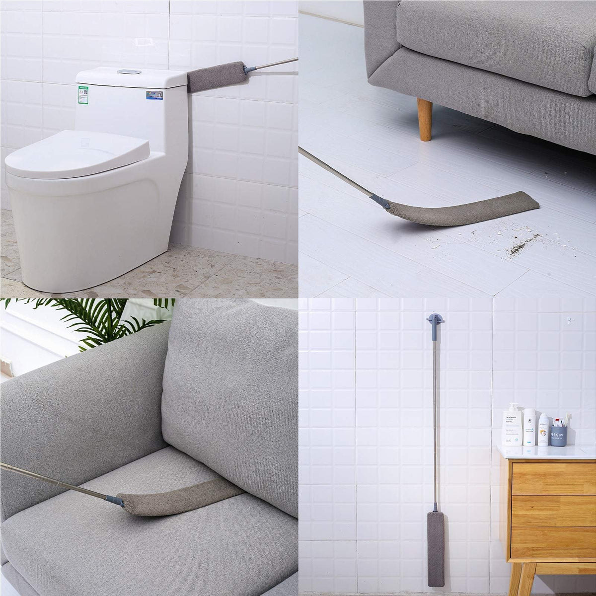Easy-Care Retractable Gap Dust Cleaner for Routine Upkeep