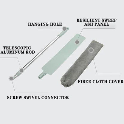 Easy-Care Retractable Gap Dust Cleaner for Routine Upkeep
