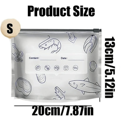 Space-Saving Reusable Aluminum Foil Sealable Storage