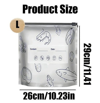 Space-Saving Reusable Aluminum Foil Sealable Storage