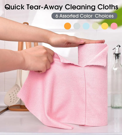 Vehicle-Ready Reusable Car Cleaning Cloth, 20pcs/roll for Garage Use