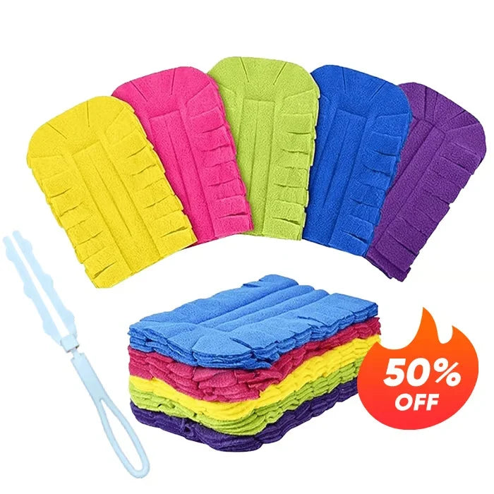 Reusable Chenille Microfiber Duster for Dust, Hair, and Spills