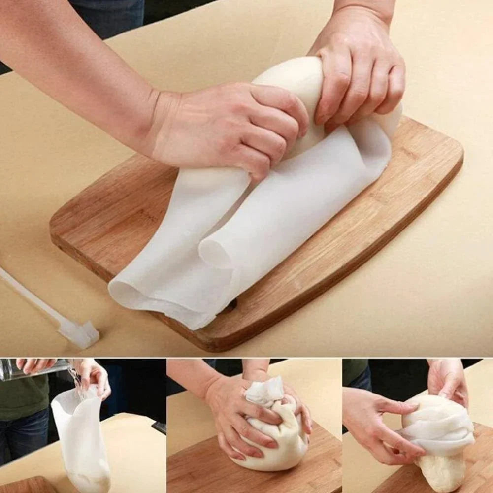 Space-Saving Reusable Silicone Dough – for Baking for Tidy Storage