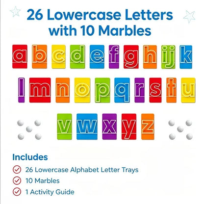 Purpose-Built Marble Tracers - Lowercase LettersRoll Into