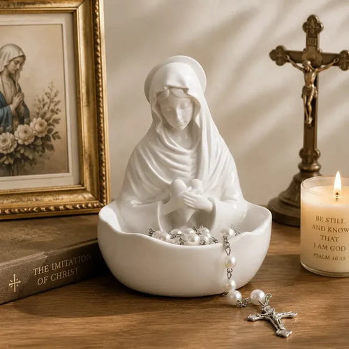 Purpose-Built Blessed Virgin Mary Rosary Holder