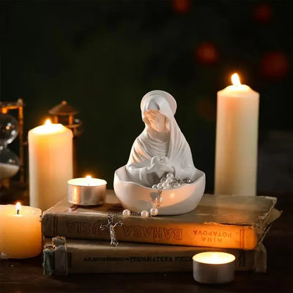 Purpose-Built Blessed Virgin Mary Rosary Holder