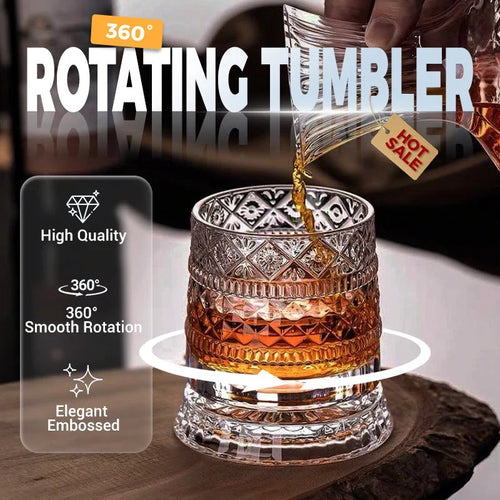 Rotating Whiskey Aroma Glass