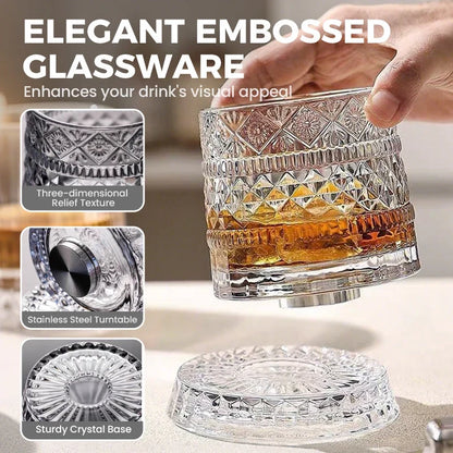 Rotating Whiskey Aroma Glass