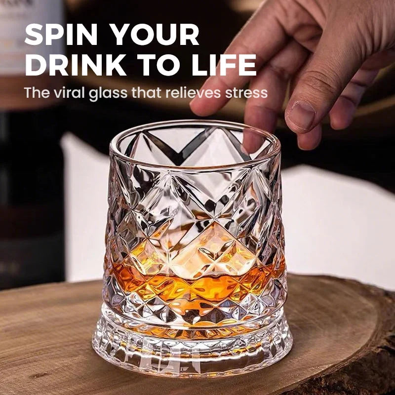 Rotating Whiskey Aroma Glass