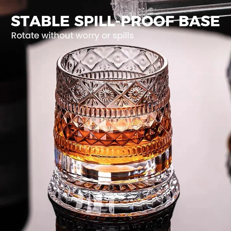 Rotating Whiskey Aroma Glass