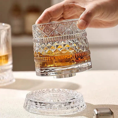 Rotating Whiskey Aroma Glass
