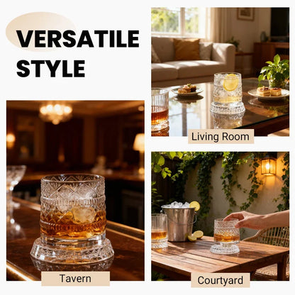 Rotating Whiskey Aroma Glass