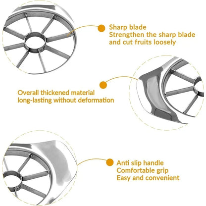 Easy-Use Stainless Steel Fruit – and Slicer for Daily Kitchen Tasks