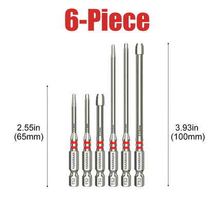 Magnetic S2 Steel Hex Bit Set for Power Tools