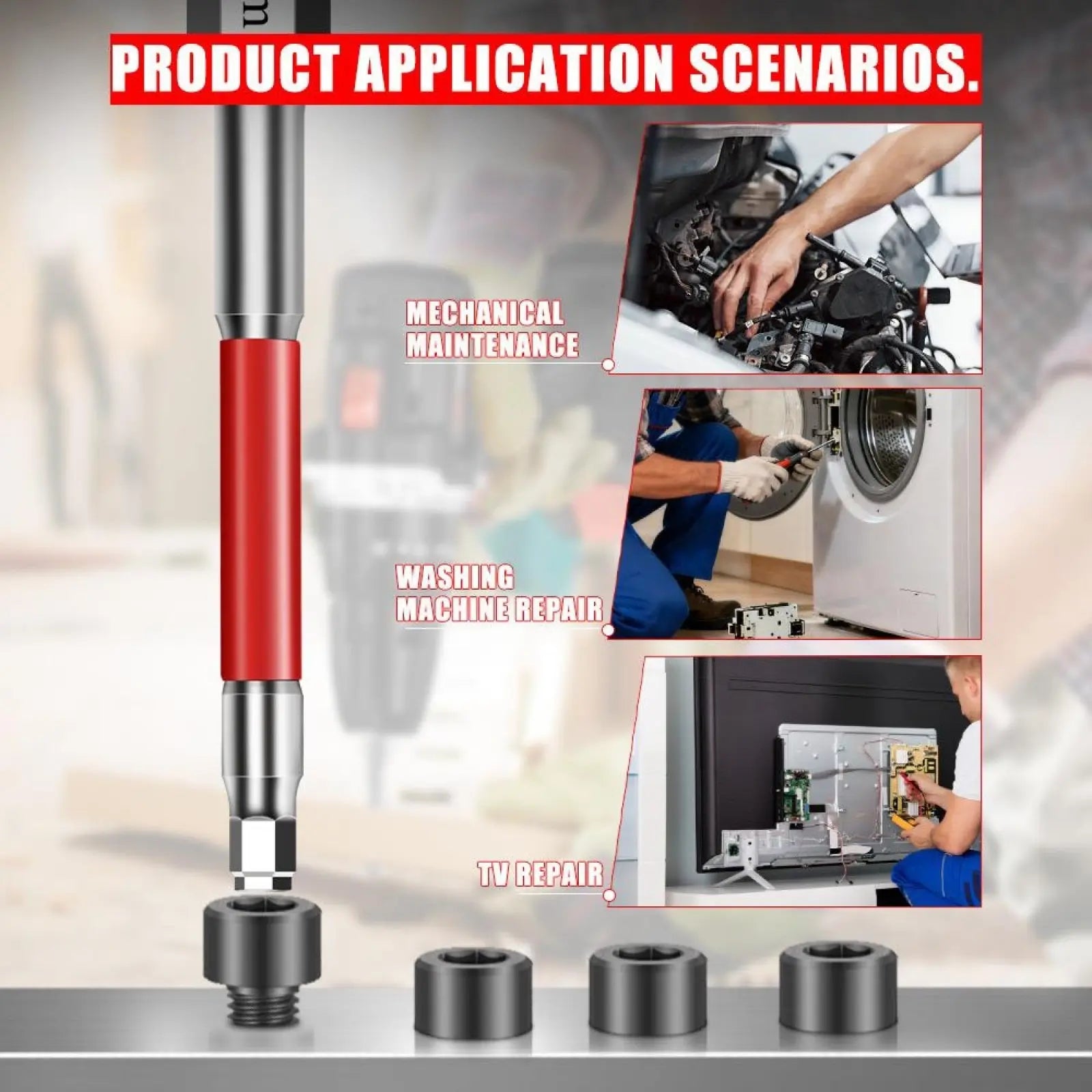 Magnetic S2 Steel Hex Bit Set for Power Tools