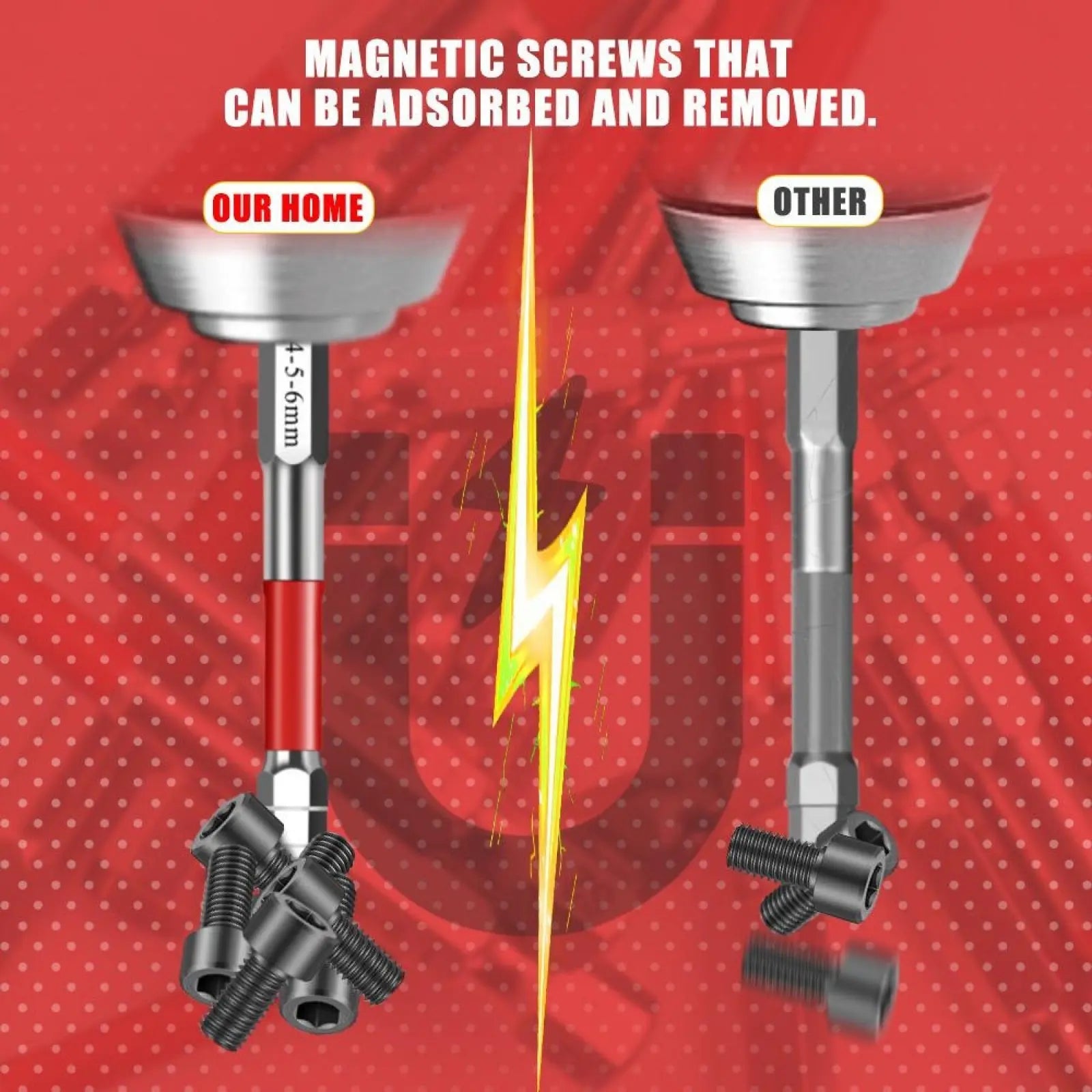 Magnetic S2 Steel Hex Bit Set for Power Tools
