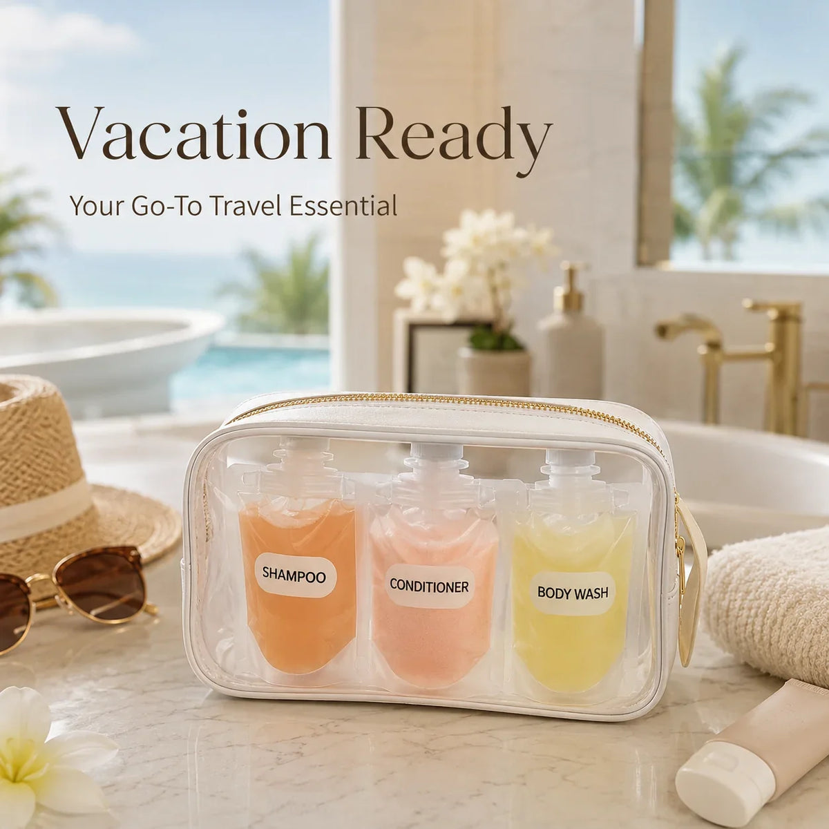 Space-Saving Travel -Leak Proof Toiletry Sample
