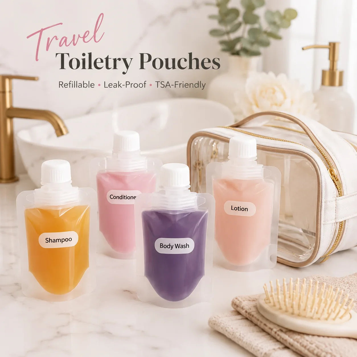 Space-Saving Travel -Leak Proof Toiletry Sample