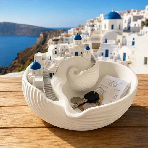Pet-Friendly Santorini Catchall Bowl for Daily Pet Care