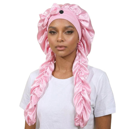 Purpose-Built Silk Bonnet for Long Curly Hair for Everyday Use