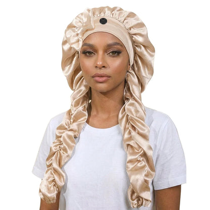 Purpose-Built Silk Bonnet for Long Curly Hair for Everyday Use