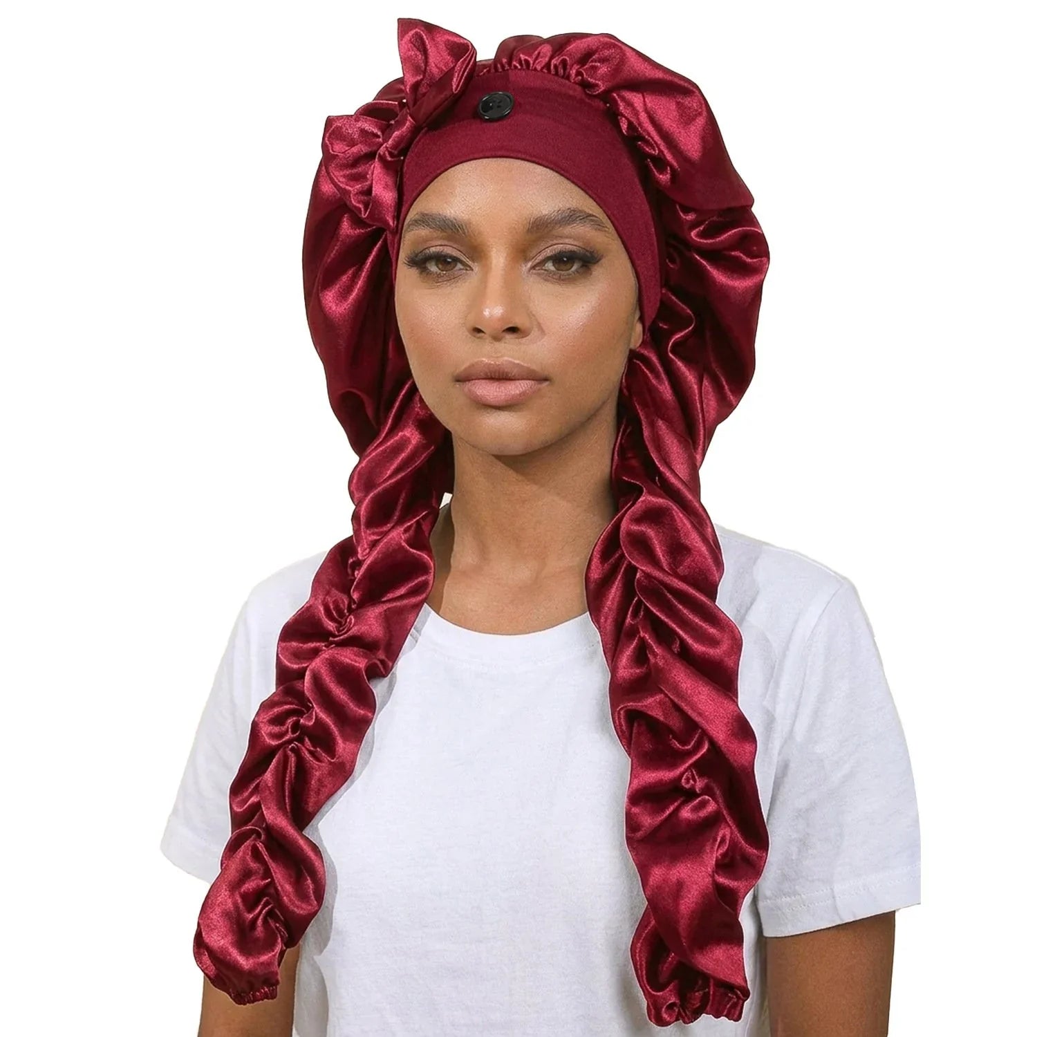 Purpose-Built Silk Bonnet for Long Curly Hair for Everyday Use