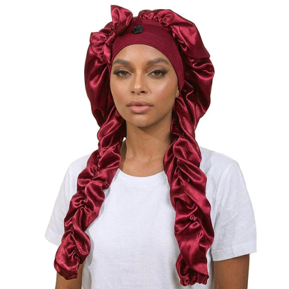 Purpose-Built Silk Bonnet for Long Curly Hair for Everyday Use