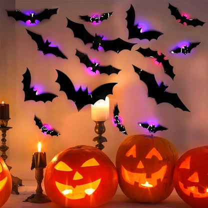 Decorative 3D Lighted Bats for Focused Lighting