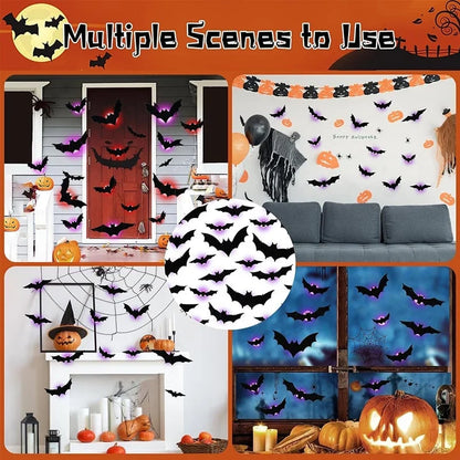 Decorative 3D Lighted Bats for Focused Lighting