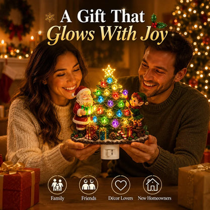 Decorative Jeweled Tree Plug-In Night Light for Focused Lighting