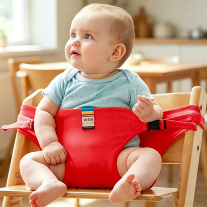 Purpose-Built Harness Seat for High Chair Feeding Safety