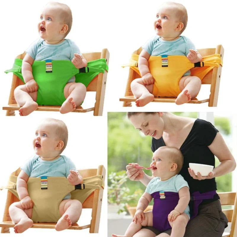 Purpose-Built Harness Seat for High Chair Feeding Safety