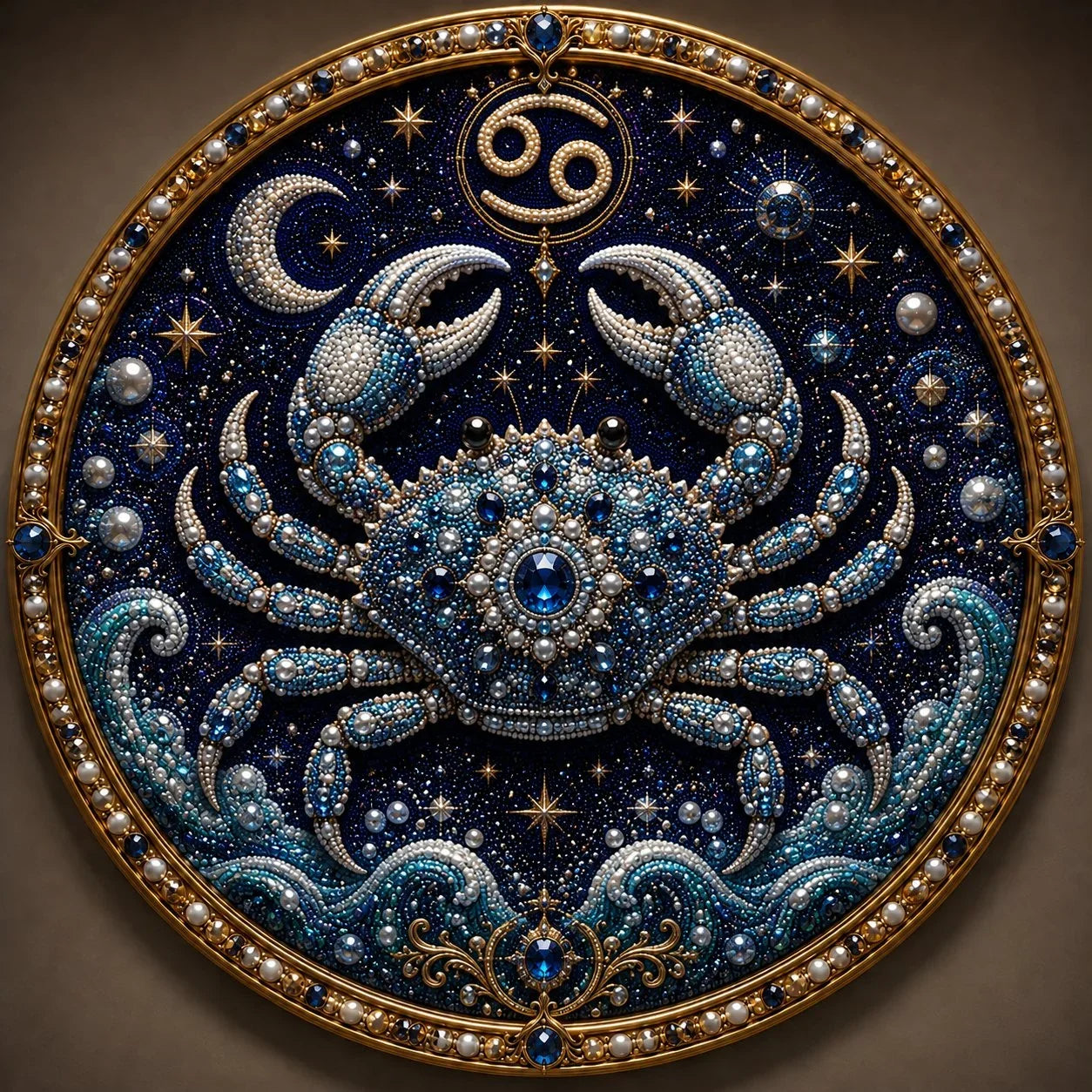 12 Zodiac Signs Pearl Art Craft Kit for Creative DIY Projects