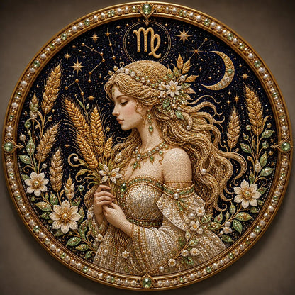 12 Zodiac Signs Pearl Art Craft Kit for Creative DIY Projects