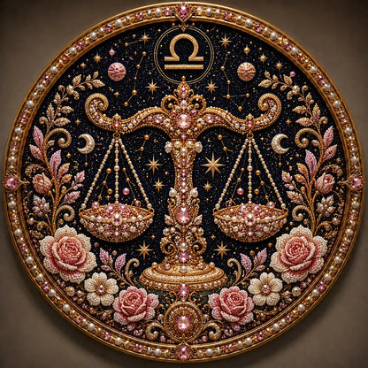 12 Zodiac Signs Pearl Art Craft Kit for Creative DIY Projects