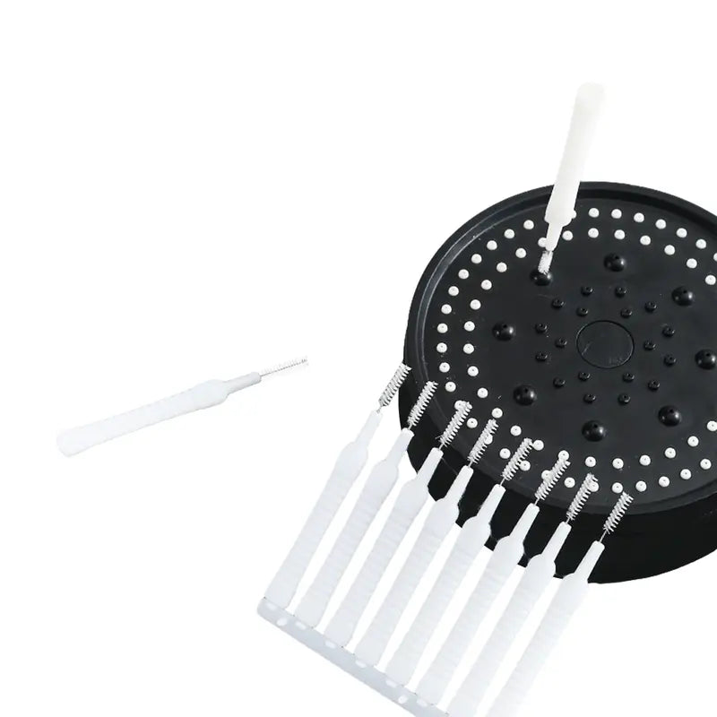 Easy-Care Shower Head Cleaning Brush Set – Flexible, Scratch- &