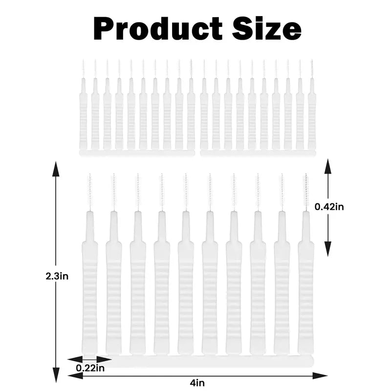 Easy-Care Shower Head Cleaning Brush Set – Flexible, Scratch- &