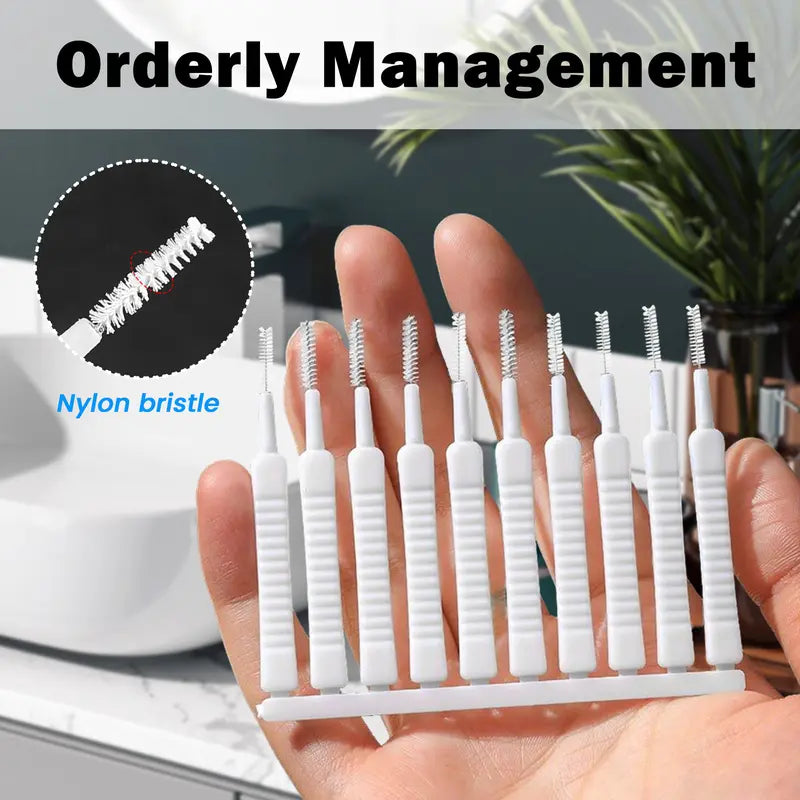 Easy-Care Shower Head Cleaning Brush Set – Flexible, Scratch- &
