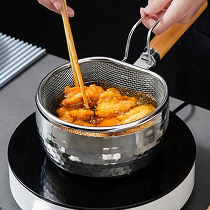 Purpose-Built Stainless Steel Sieve with Handle for Everyday Use
