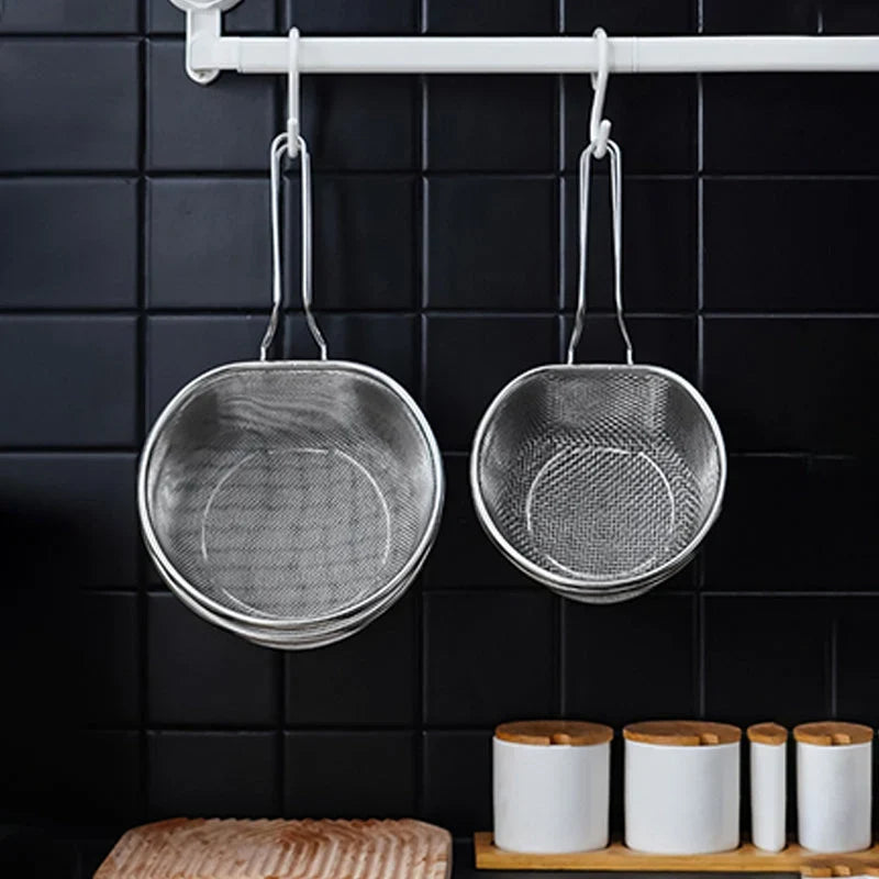 Purpose-Built Stainless Steel Sieve with Handle for Everyday Use
